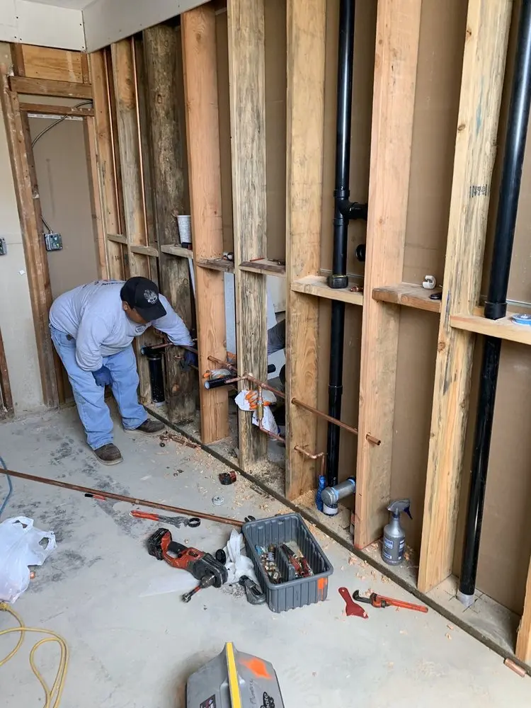 Commercial rough-in plumbing for Commercial Plumbing in Maplewood